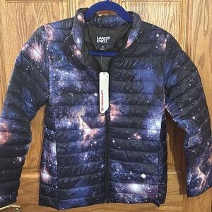 Lands End kids Galaxy coat boys size medium